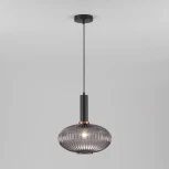 Подвесной светильник Eurosvet Bravo 50183/1 дымчатый (220V, на проводе, шар)