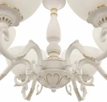 Подвесная люстра Arte Milano AM340518 340518/6 WT+G (220V, на цепи)