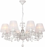 Подвесная люстра Bantine OML-53213-08 (220V, хрусталь, подвески, на цепи)