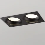 Светильник встраиваемый Novotech Gemini 371008 черный IP20 GX53 12W 220V