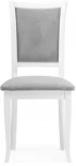 Деревянный стул Woodville Корнелл серый велюр / белый 515974