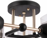 Потолочная люстра на штанге Arte Milano AMALFI 324308/6 BK+FG (220V)