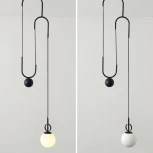 Подвесной светильник Newton Black ImperiumLoft Newton-Black01 (187975-23) (220V, на проводе, шар)