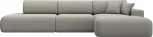 Диван угловой Лига-036 НПБ Модерн Лонг правый угол Лига Диванов (Рогожка) арт.125470