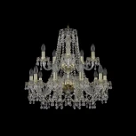 Подвесная люстра Bohemia 1410 1410/10+5/240/2d/G/V0300