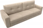 Диван прямой Лига-031 (Бежевый/Велюр) Лига Диванов арт.121253