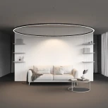 Радиусный профиль 35x35 3000мм 1/8 круга черный Maytoni  ALM-3535R-B-D-45°-3M