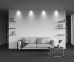 Встраиваемый светильник Maytoni Round DL058-12W4K-TRS-BS