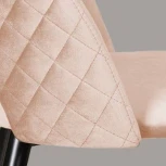 Стул Max ромб, бархат светло-бежевый 2 Top Concept custom 78024