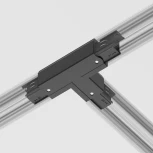 Коннектор Т-образный правый Trinity черный (трехфазный) Maytoni Technical TRA005CT-31B-R (220V)