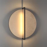 Настенно-потолочный светильник Odeon Light Next 7016/20WL золотой ice crack/металл/акрил поворотный на 360 LED 1*20W LUNAR (220V)