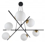 Подвесная люстра MyFar Ilana MR2160-6P (220V, на проводе, шарики)