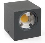 Архитектурная подсветка Feron Корфу 48484 DH054, 6W, 400Lm, 4000K, серый Бостон (LED, 220V, IP54)