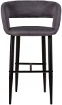 Стул барный R-Home Hugs Тм.Сер/Черный