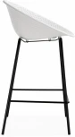 Барный стул Woodville Zeta white / black