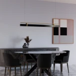 Подвесной линейный светодиодный светильник Lightera Omolon LE108L-100B WIFI (Умный дом, Алиса, Маруся, голосое управление)