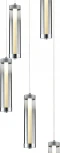 Подвесной светильник (11061/5P Chrome) Indigo Rilucente V000147L (LED, 220V, на проводе, круглые)