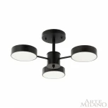 Потолочная люстра на штанге Arte Milano Ferrara 250906/3B Bk (LED, 220V, круглые)