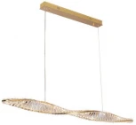 Подвесной светодиодный светильник Newport 8240 8244N/120 gold (220V, на тросе)