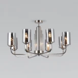 Потолочная люстра на штанге Eurosvet Defi 60138/8 сатин-никель (220V)