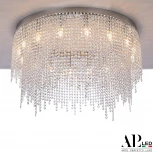 Потолочная люстра хрустальная APL LED Sicilia SH02.73.D.Ni.E14.PK