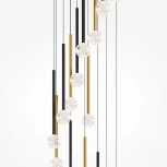 Подвесной светильник каскадный Maytoni Bubble dream MOD383PL-L40BBS3K (LED, 220V, на проводе)