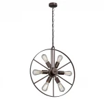 Подвесная люстра Vitaluce V4475-8/6 (220V, на цепи, круглые, кольцо)