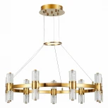 Подвесная люстра Gemina SL6007.203.18 Латунь/Прозрачный LED 18*2,5W 4000K