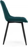 Стул Notta на металлокаркасе Челси К морская волна / черный 511609