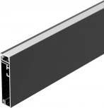 Профиль PLINTUS-H55-2000 BLACK (Arlight, Алюминий) 045442