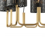 Потолочная люстра Lumien Hall Ноэль 4005/5P-GD-BK
