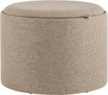 Пуф-столик с ящиком Хюгге L рогожка бежевый УТ000035342