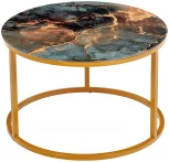 Набор кофейных столиков Tango космический с ножками матовое золото, 2шт Bradex Home RF 0350