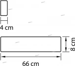 Настенный светильник линейный светодиодный Lightstar Fiume 810527 (220V)