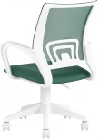Кресло офисное TopChairs ST-BASIC-W зеленый крестовина пластик белый УТ000035495