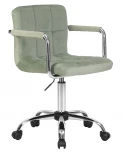Офисное кресло для персонала TERRY (мятный велюр (MJ9-87))