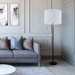 Торшер с выключателем Eurosvet Notturno 01163/1 черный (220V)