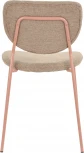 Стул обеденный Gigi шенилл коричневый розовые ножки Stool Group арт.УТ000039033