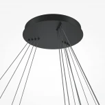 Подвесной светильник ярусный светодиодный Maytoni Rim MOD058PL-L174BK (220V, на тросе)