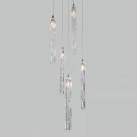 Подвесной светильник Eurosvet Lynn 50381/5 хром (220V, на проводе)