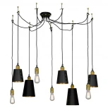 Подвесная люстра Lussole Loft Shirley GRLSP-9869 (220V, на проводе, паук, IP21)