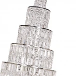 Подвесная люстра каскадная Arti Lampadari Valencia E 1.10.50.501 N (220V, хрусталь)