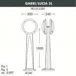 Наземный фонарь Fumagalli Lucia 1R3.613.020.AYE27 (220V, IP66)