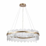 Подвесная люстра Arte Milano Venezia 312011/D1000 BS (регулировка яркости, LED, 220V, хрусталь, пульт управления, на тросе, круглые)