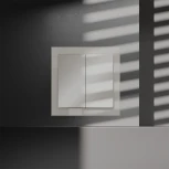 Переключатель встраиваемый двухклавишный Voltum S70 VLS020503