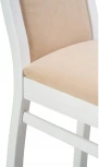 Деревянный стул Woodville Давиано бежевый велюр / белый 515978