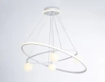Подвесной светильник Ambrella Comfort FL66326 (регулировка яркости, LED, 220V, пульт управления, на тросе, шарики)