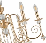 Подвесная люстра Arte Milano AM346109 346109/8 FGD (220V, подвески, на цепи, подсвечник, свеча)