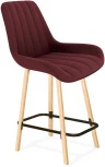 Стул полубарный SHT-ST37/S94-1 рубиновое вино/прозр. лак/черный муар Sheffilton 8745345401