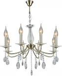 Подвесная люстра Reluce 03953-0.4-08 AB (220V, подвески, на цепи, подсвечник, свеча)